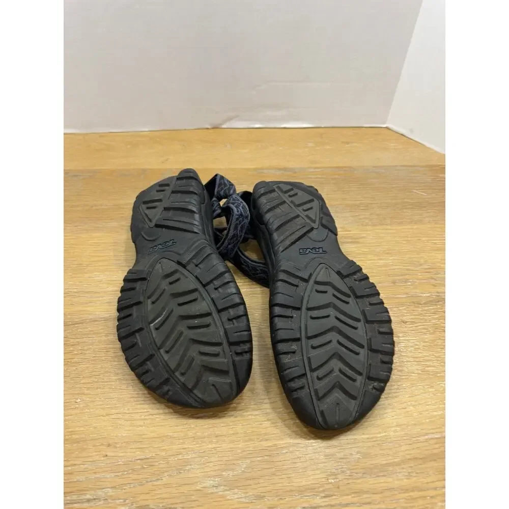 Teva Men's Hurricane 4 Wavy Trail Navy Blue Hiking Sandals 1093379 Size 11